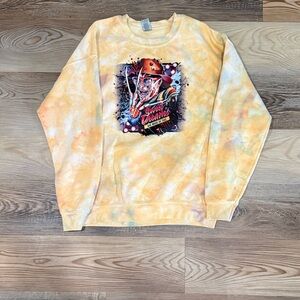 Women's Tie-Dye Horror Sweater for Halloween